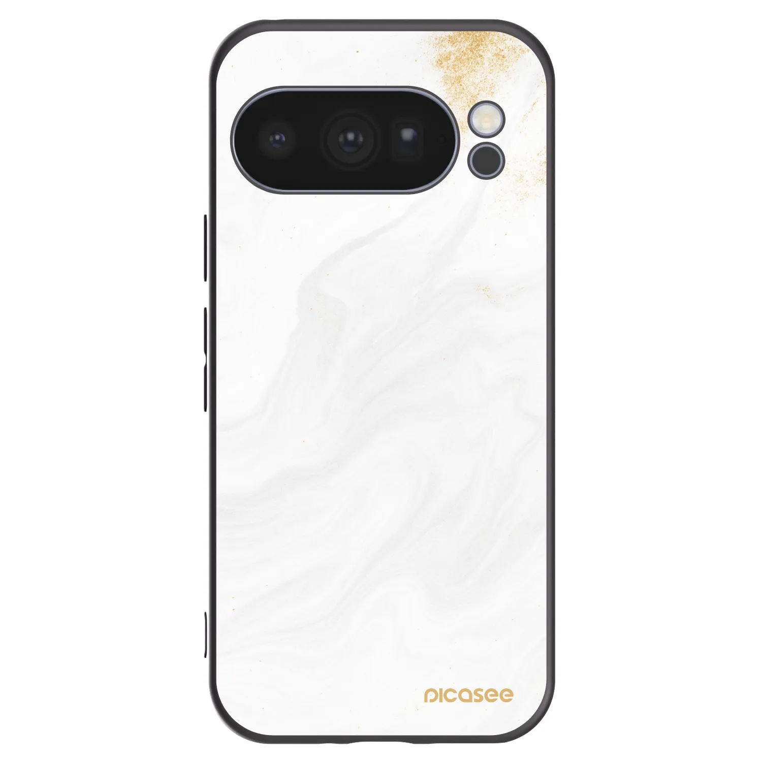 Picasee Google Pixel 10 Pro Hülle - Schwarzes Silikon - White