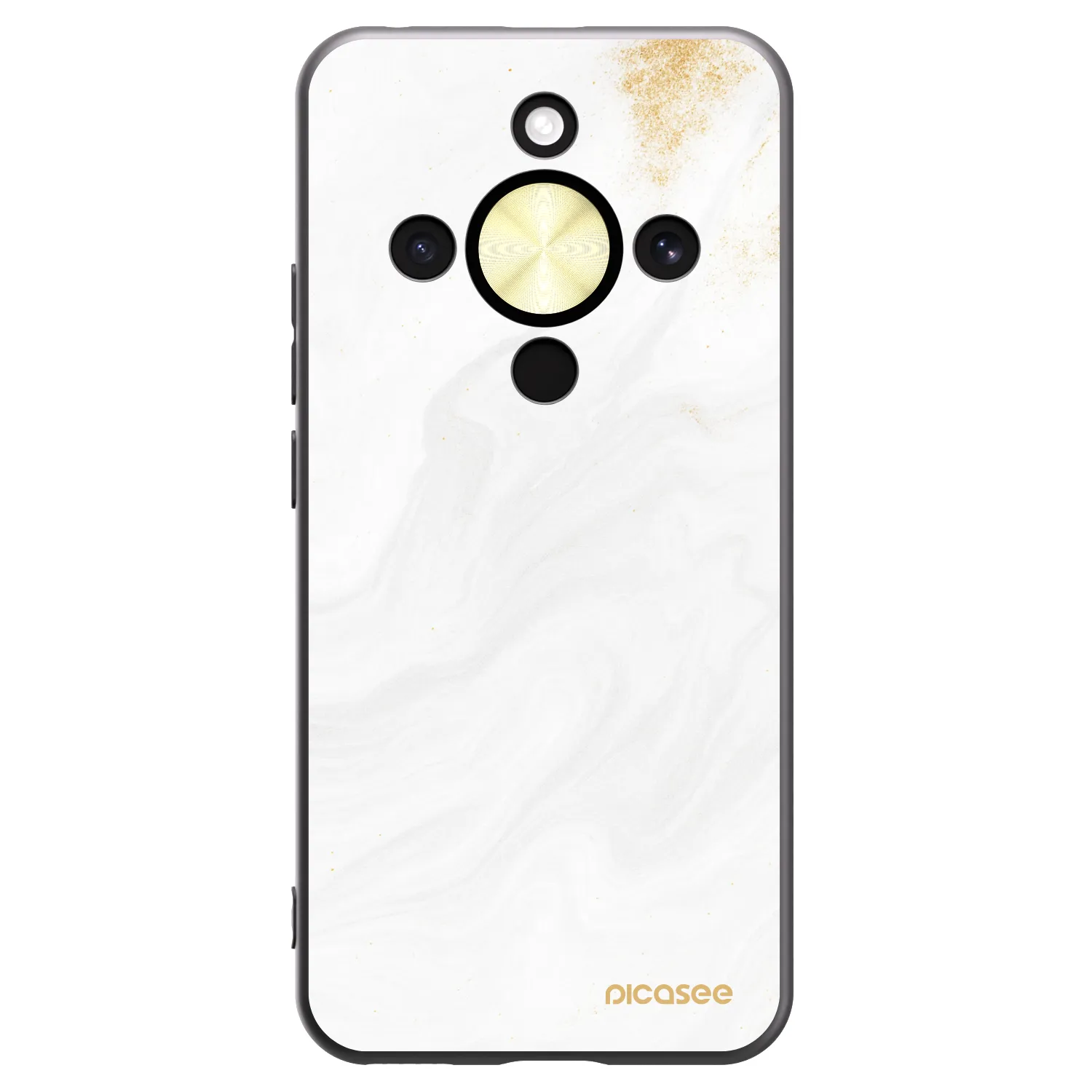 Picasee Honor Magic8 Lite 5G Hülle - Schwarzes Silikon - White