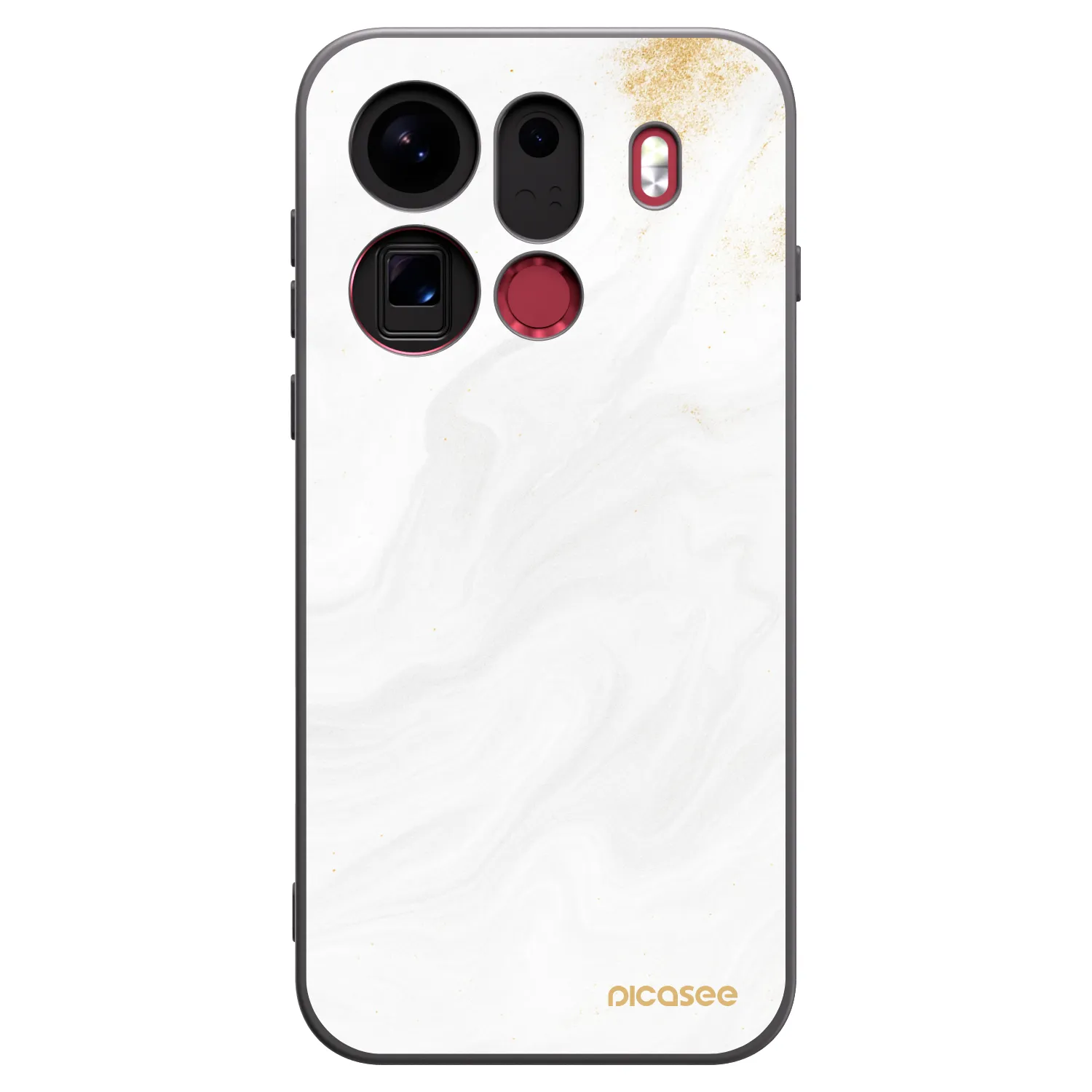 Picasee OPPO Find X9 Pro Hülle - Schwarzes Silikon - White
