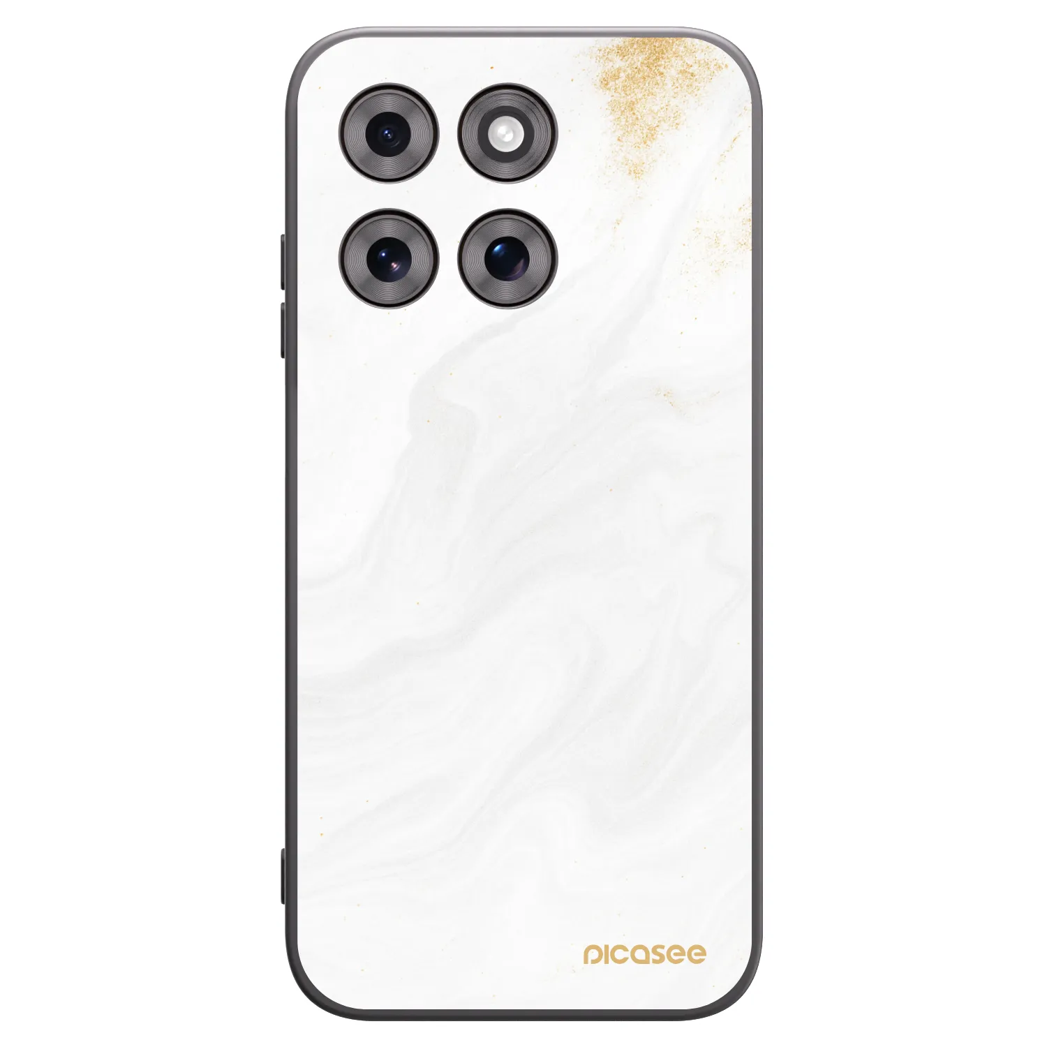 Picasee Motorola Moto G77 Hülle - Schwarzes Silikon - White