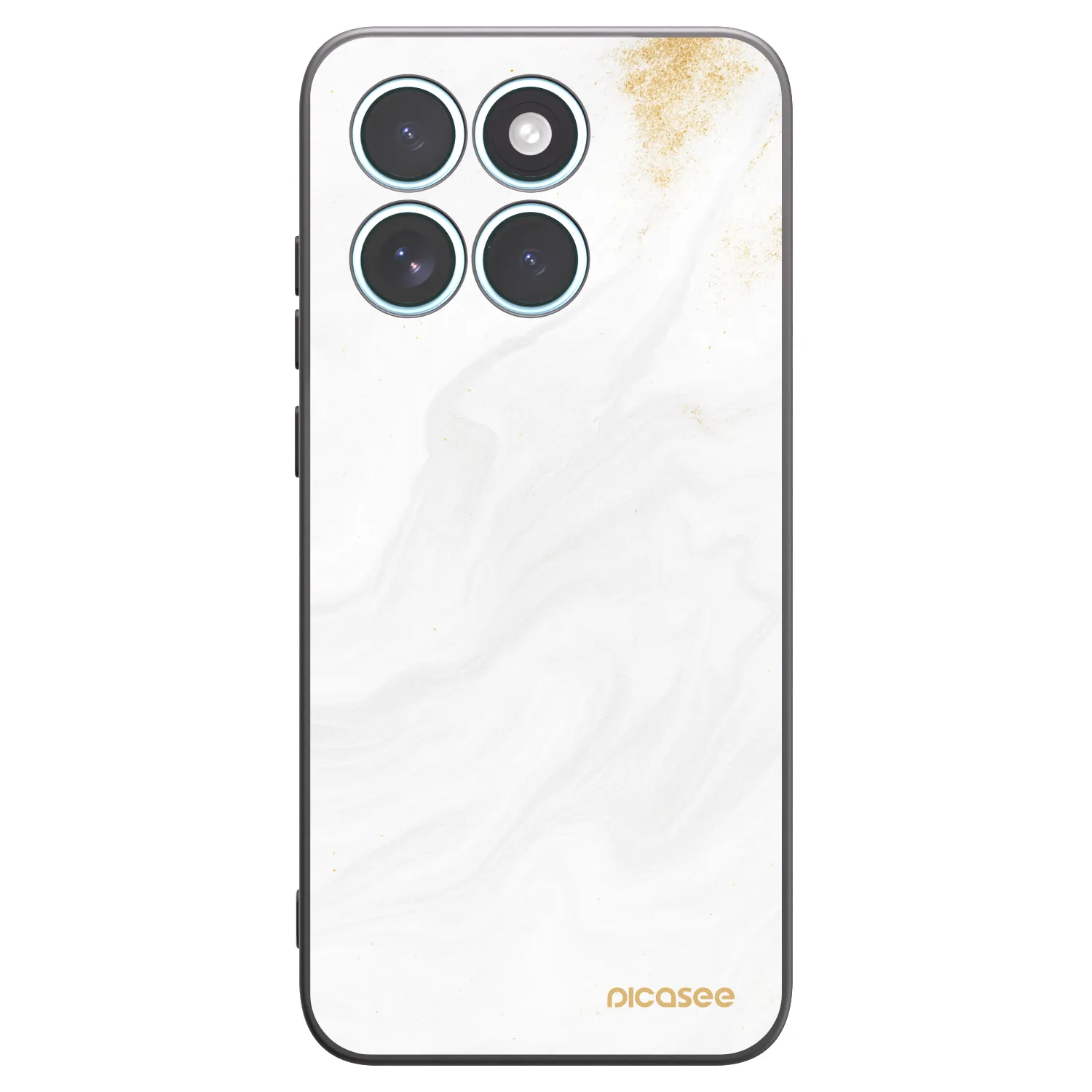 Picasee Motorola Edge 70 Fusion Hülle - Schwarzes Silikon - White