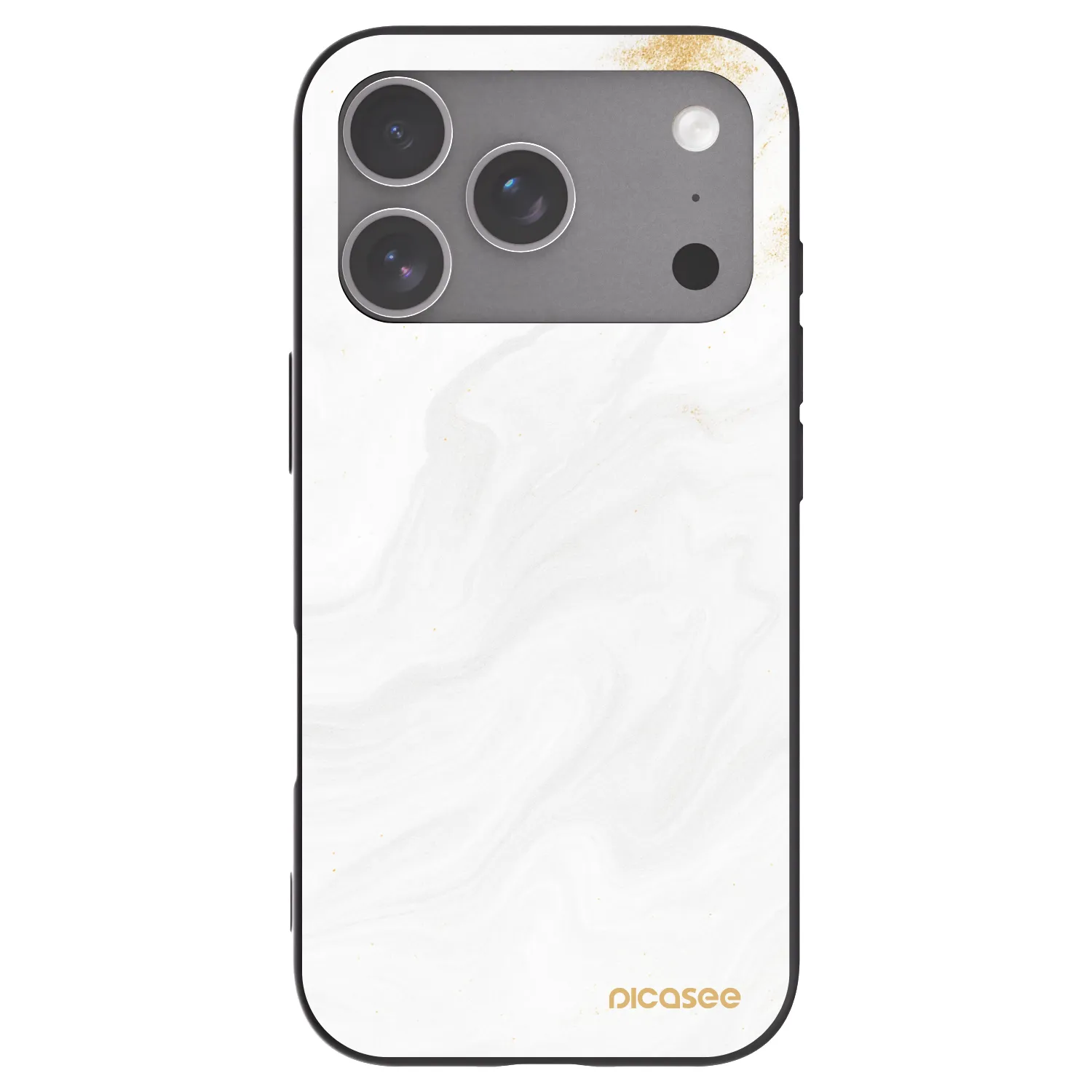 Picasee Apple iPhone 18 Pro Hülle - Schwarzes Silikon - White