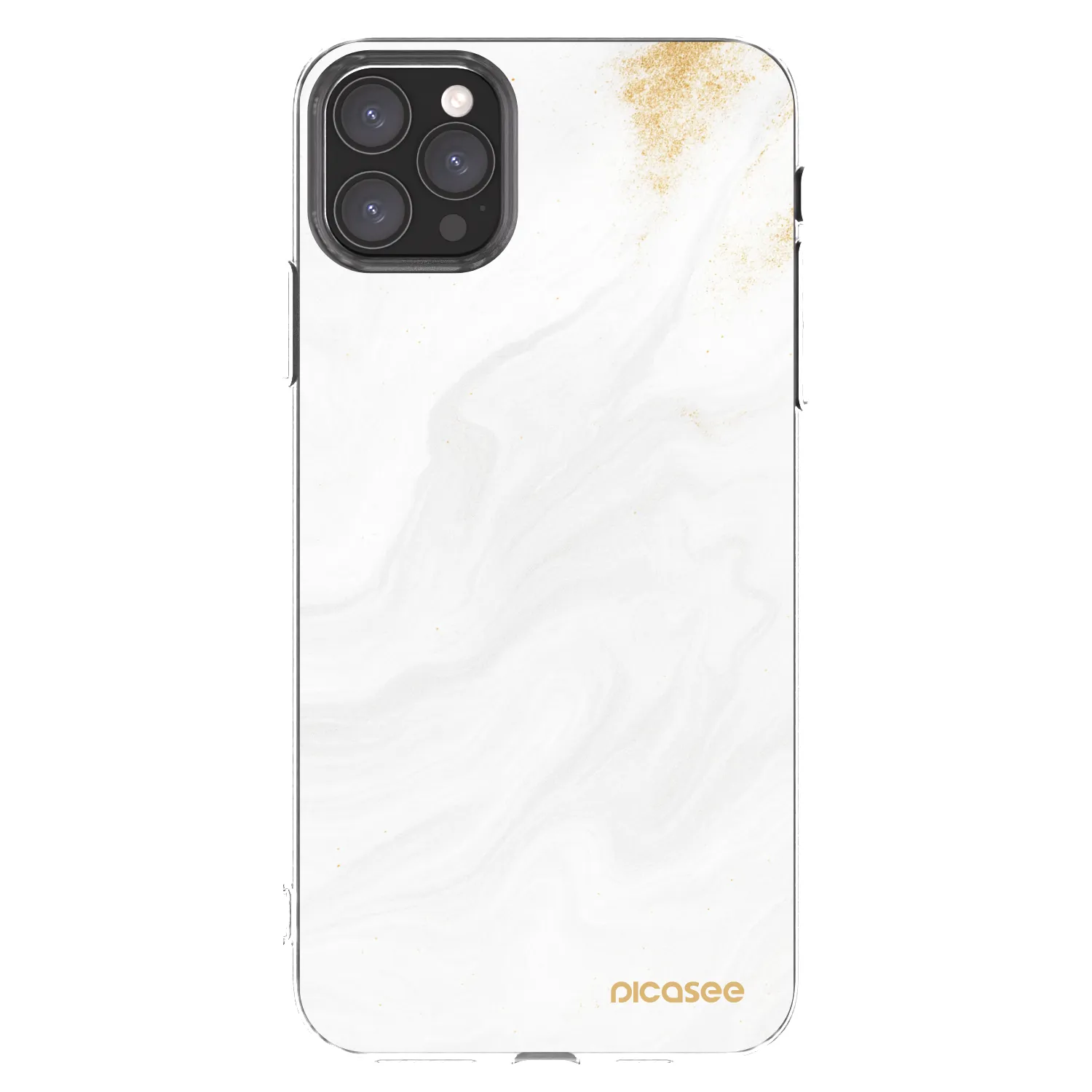 Picasee Apple iPhone 11 Pro Max Hülle - Transparentes Silikon - White