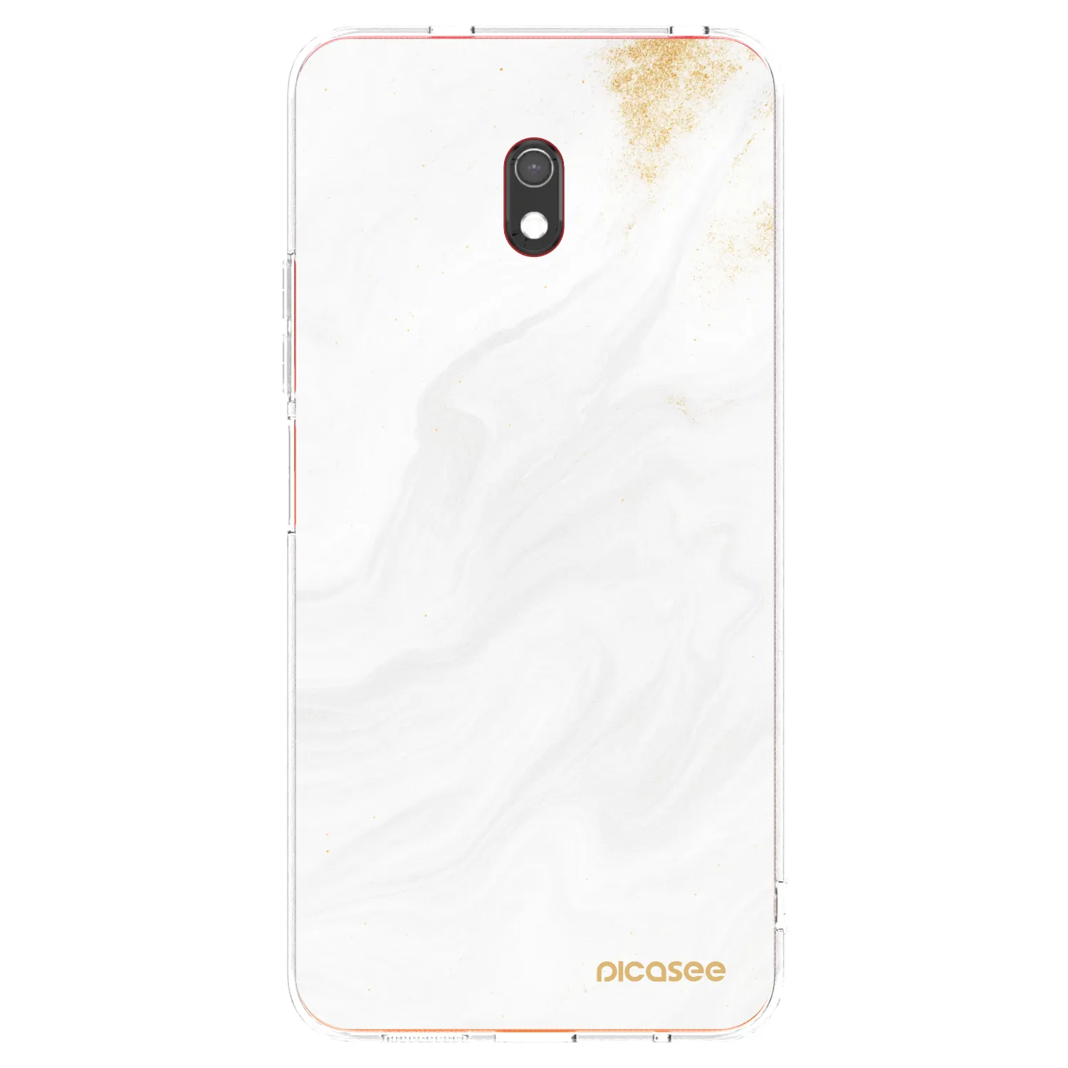 Picasee Xiaomi Redmi 8A Hülle - Transparentes Silikon - White