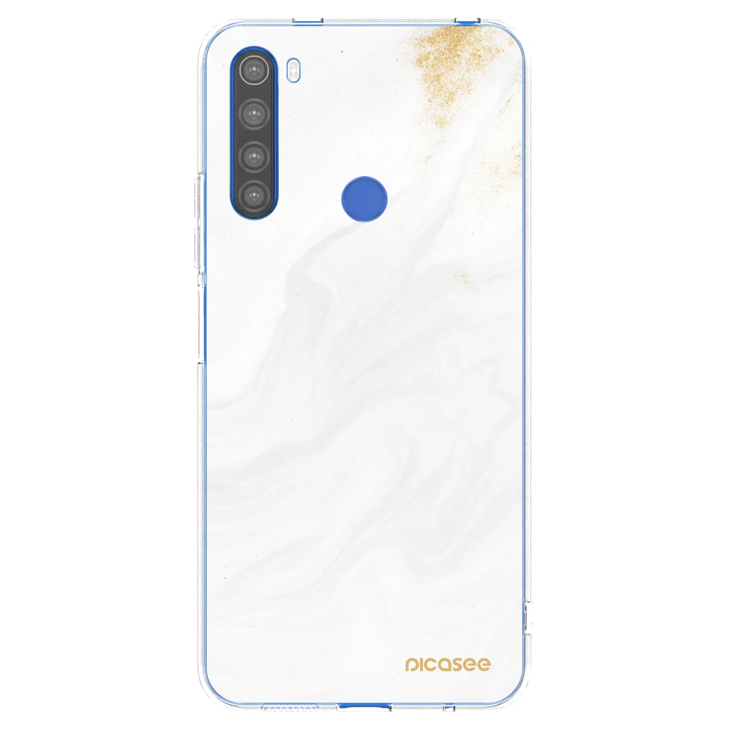 Picasee Xiaomi Redmi Note 8T Hülle - Transparentes Silikon - White