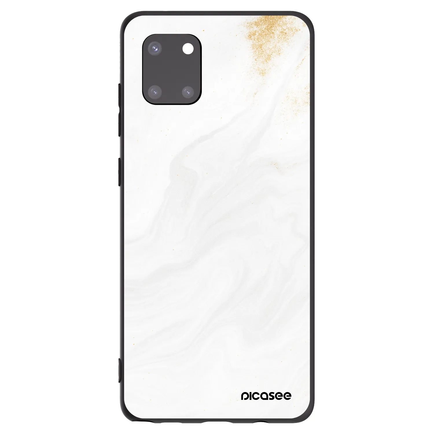 Picasee Samsung Galaxy Note 10 Lite N770F Hülle - Schwarzes Silikon - White