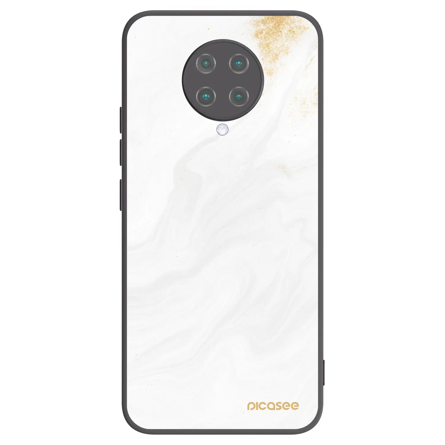 Picasee Xiaomi Poco F2 Pro Hülle - Schwarzes Silikon - White