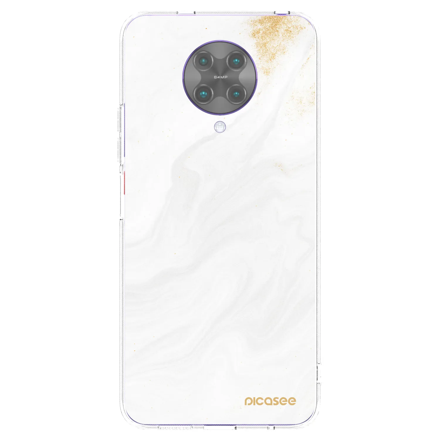 Picasee Xiaomi Poco F2 Pro Hülle - Transparentes Silikon - White
