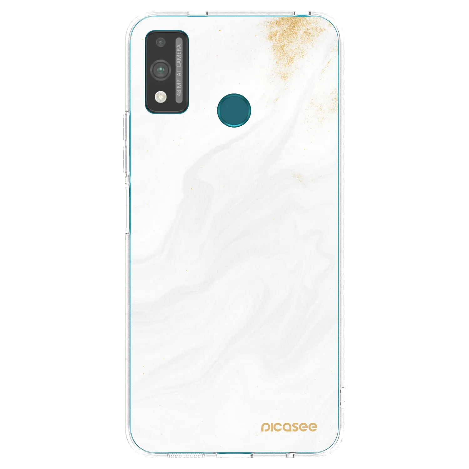Picasee Honor 9X Lite Hülle - Transparentes Silikon - White