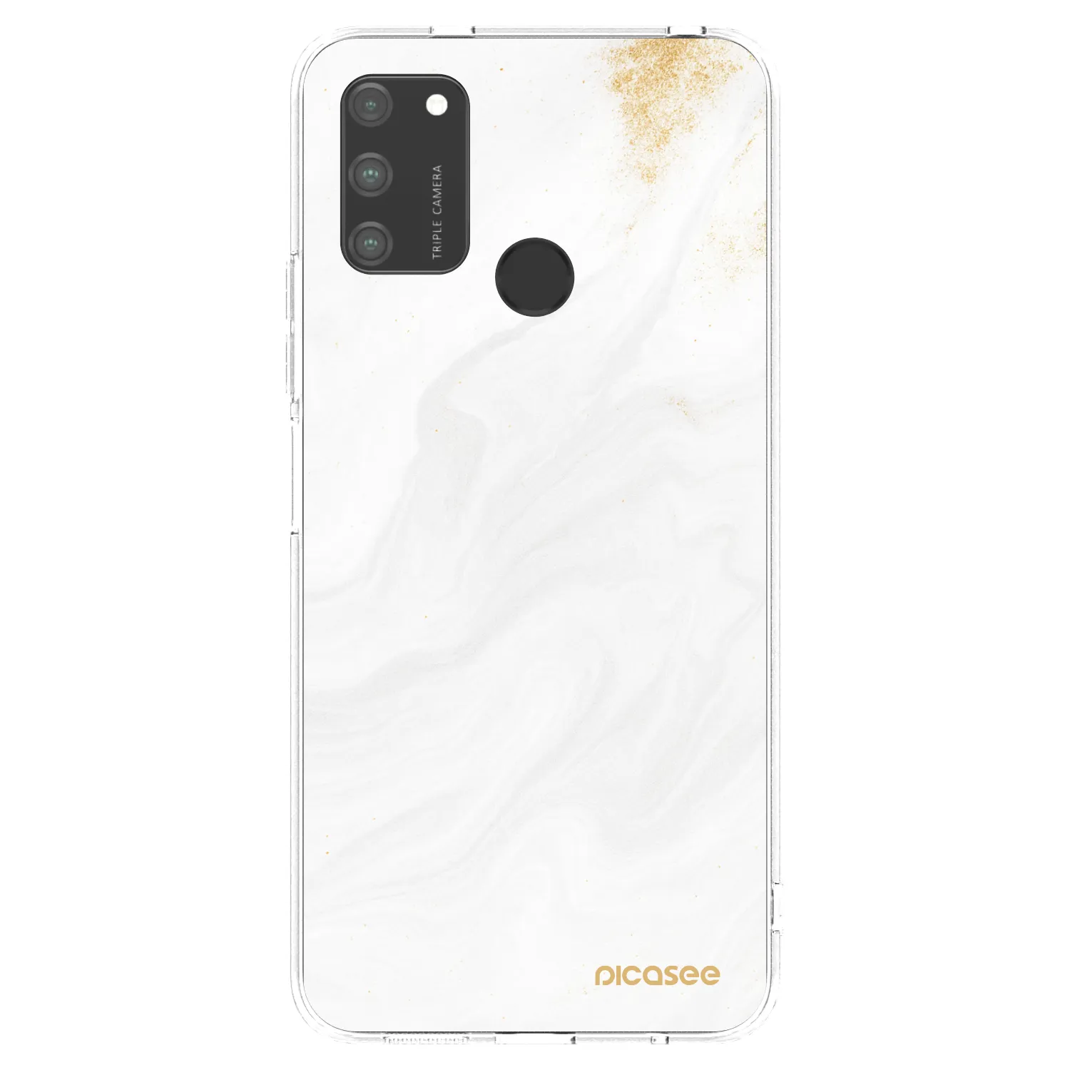 Picasee Honor 9A Hülle - Transparentes Silikon - White