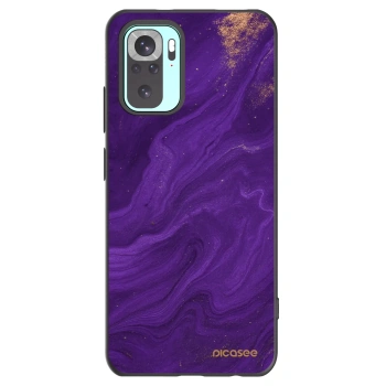 Picasee Xiaomi Redmi Note 10 Pro Hülle - Schwarzes Silikon - Purple