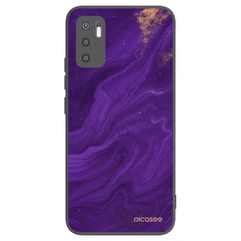 Picasee Xiaomi Redmi Note 10 5G Hülle - Schwarzes Silikon - Purple