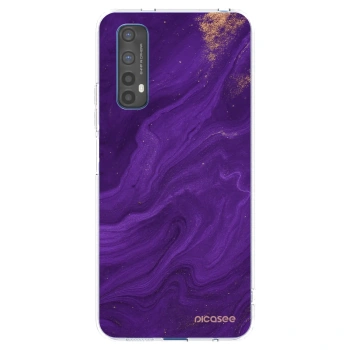 Picasee Realme 7 Hülle - Transparentes Silikon - Purple