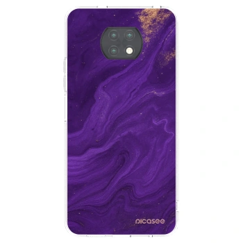 Picasee Xiaomi Redmi Note 9T Hülle - Transparentes Silikon - Purple