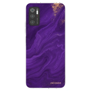 Picasee Xiaomi Poco M3 Pro 5G Hülle - Transparentes Silikon - Purple