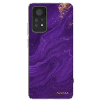 Picasee Xiaomi Redmi Note 11 Pro 5G Hülle - Transparentes Silikon - Purple