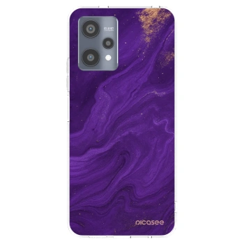 Picasee Realme 9 Pro 5G Hülle - Transparentes Silikon - Purple