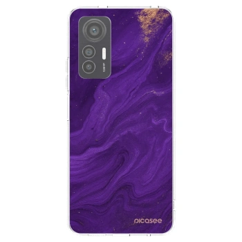 Picasee Xiaomi 12 Lite Hülle - Transparentes Silikon - Purple