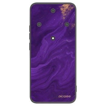 Picasee Honor Magic5 Lite 5G Hülle - Schwarzes Silikon - Purple