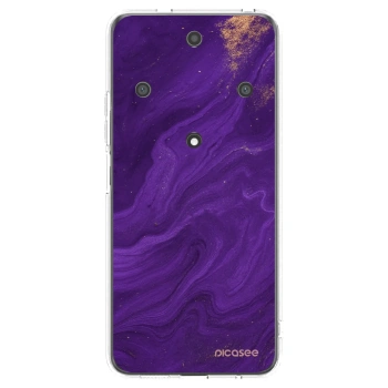 Picasee Honor Magic5 Lite 5G Hülle - Transparentes Silikon - Purple