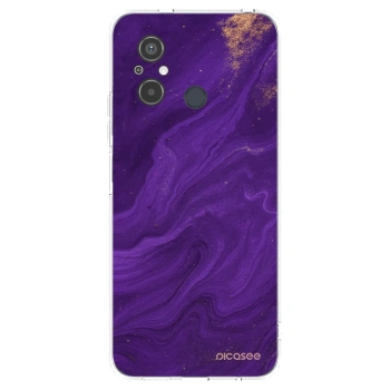 Picasee Xiaomi Redmi 12C Hülle - Transparentes Silikon - Purple