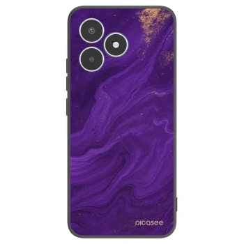 Picasee Realme C53 Hülle - Schwarzes Silikon - Purple