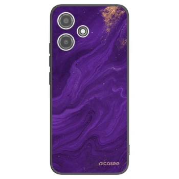 Picasee Xiaomi Redmi 12 5G Hülle - Schwarzes Silikon - Purple