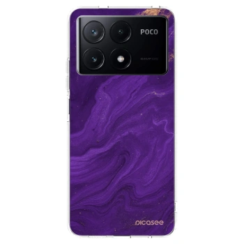 Picasee Xiaomi Poco X6 Pro Hülle - Transparentes Silikon - Purple