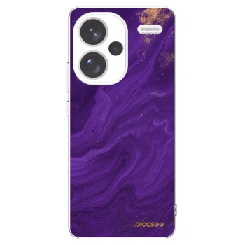 Picasee Xiaomi Redmi Note 13 Pro+ 5G Hülle - Transparentes Silikon - Purple