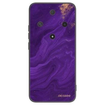 Picasee Honor Magic6 Lite 5G Hülle - Schwarzes Silikon - Purple
