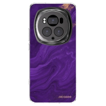 Picasee Honor Magic6 Pro Hülle - Transparentes Silikon - Purple