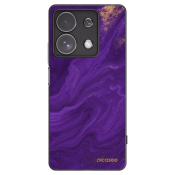 Picasee Xiaomi Redmi Note 13 Pro 4G Hülle - Schwarzes Silikon - Purple