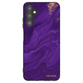 Picasee Samsung Galaxy A05s A057G Hülle - Schwarzes Silikon - Purple