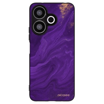 Picasee Xiaomi Redmi 13 4G Hülle - Schwarzes Silikon - Purple