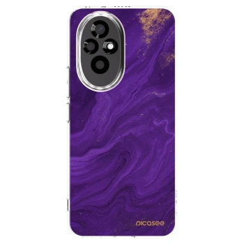 Picasee Honor 200 Pro 5G Hülle - Transparentes Silikon - Purple