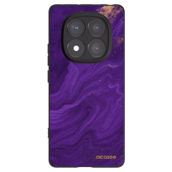 Picasee Xiaomi Redmi Note 14 Pro+ 5G Hülle - Schwarzes Silikon - Purple