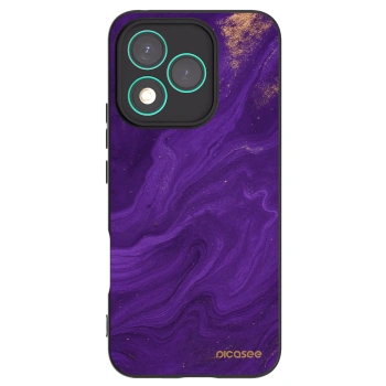Picasee Honor 400 Lite 5G Hülle - Schwarzes Silikon - Purple