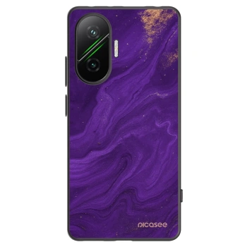 Picasee Xiaomi Poco F7 Pro 5G Hülle - Schwarzes Silikon - Purple