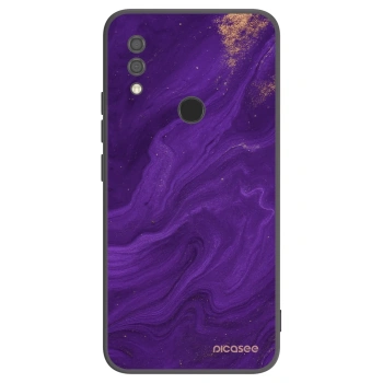Picasee Xiaomi Redmi 7 Hülle - Schwarzes Silikon - Purple