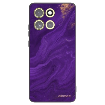 Picasee Motorola Moto G86 Power 5G Hülle - Schwarzes Silikon - Purple