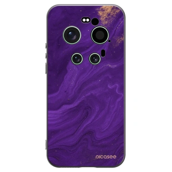 Picasee Xiaomi 17 Ultra Hülle - Schwarzes Silikon - Purple