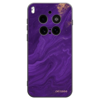 Picasee Vivo X300 Pro Hülle - Schwarzes Silikon - Purple
