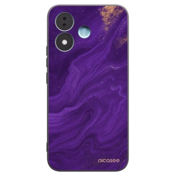 Picasee Xiaomi Redmi Note 17 5G Hülle - Schwarzes Silikon - Purple