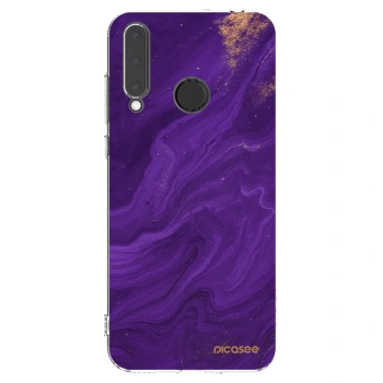 Picasee Honor 20 Lite Hülle - Transparentes Silikon - Purple
