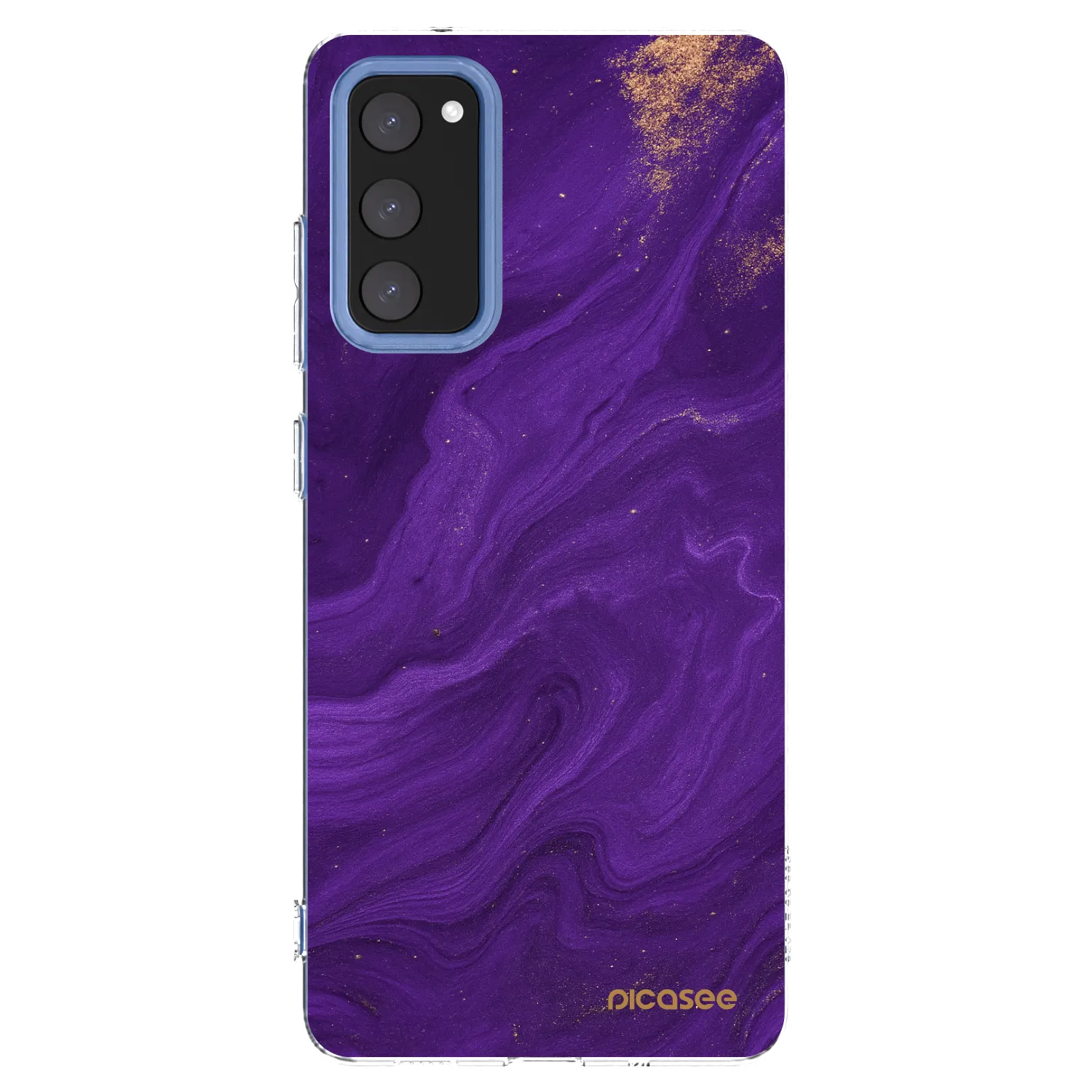 Picasee Samsung Galaxy S20 FE Hülle - Transparentes Silikon - Purple