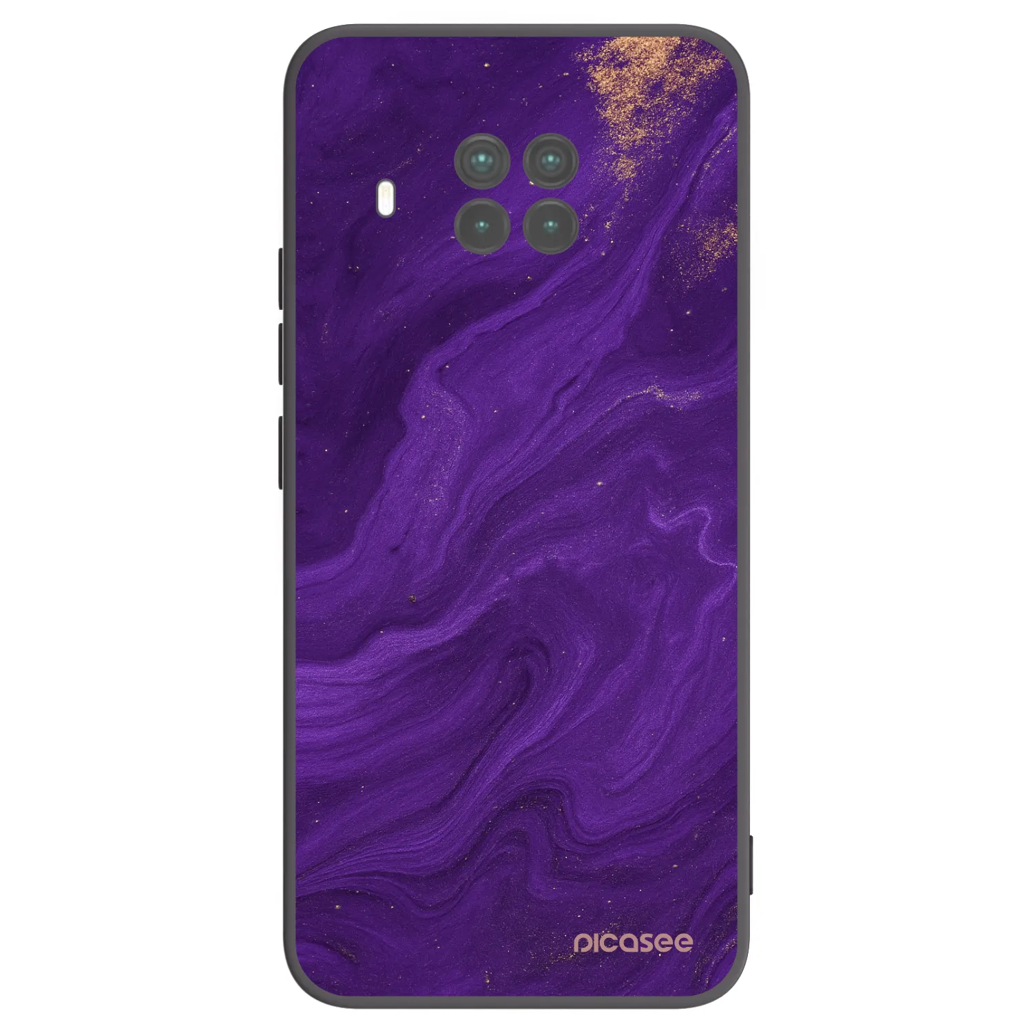 Picasee Xiaomi Mi 10T Lite Hülle - Schwarzes Silikon - Purple
