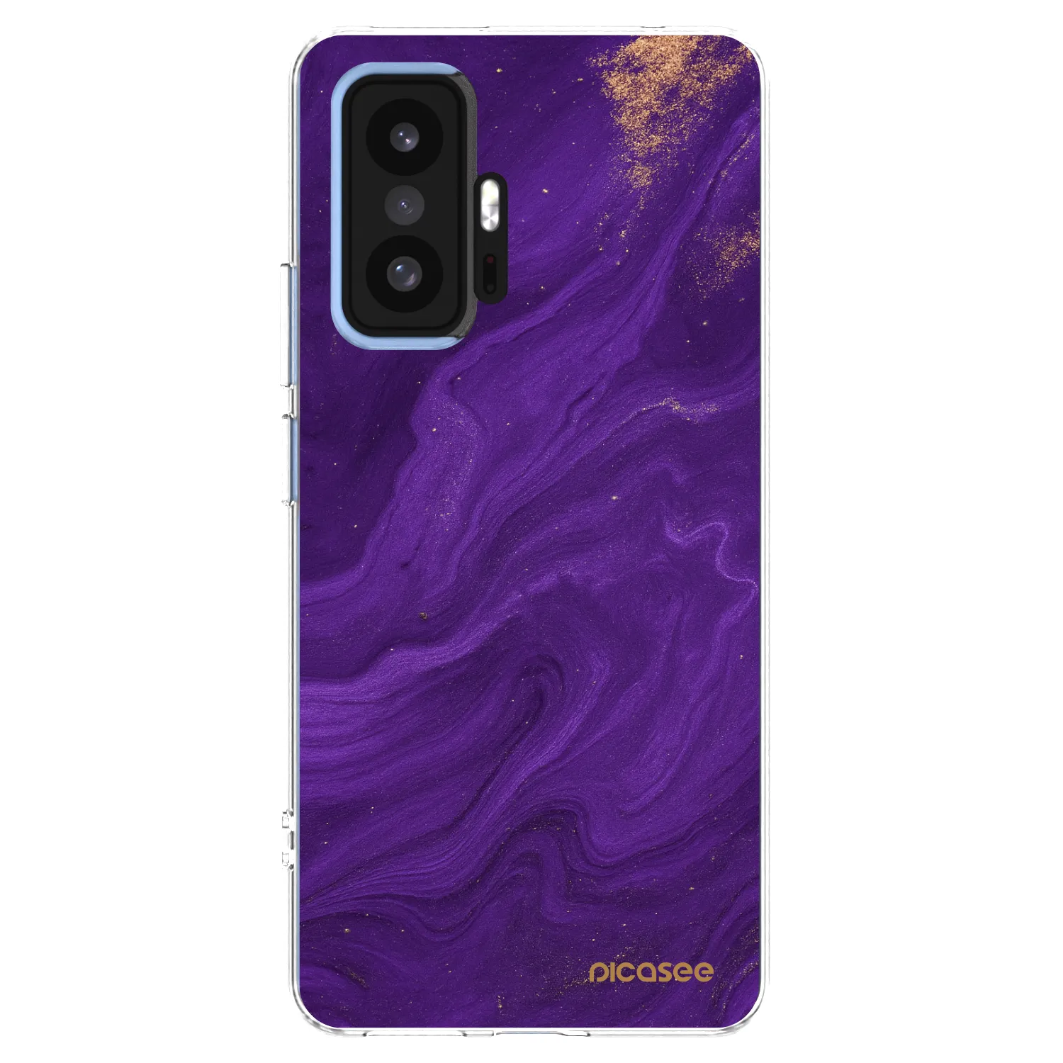 Picasee Xiaomi 11T Hülle - Transparentes Silikon - Purple