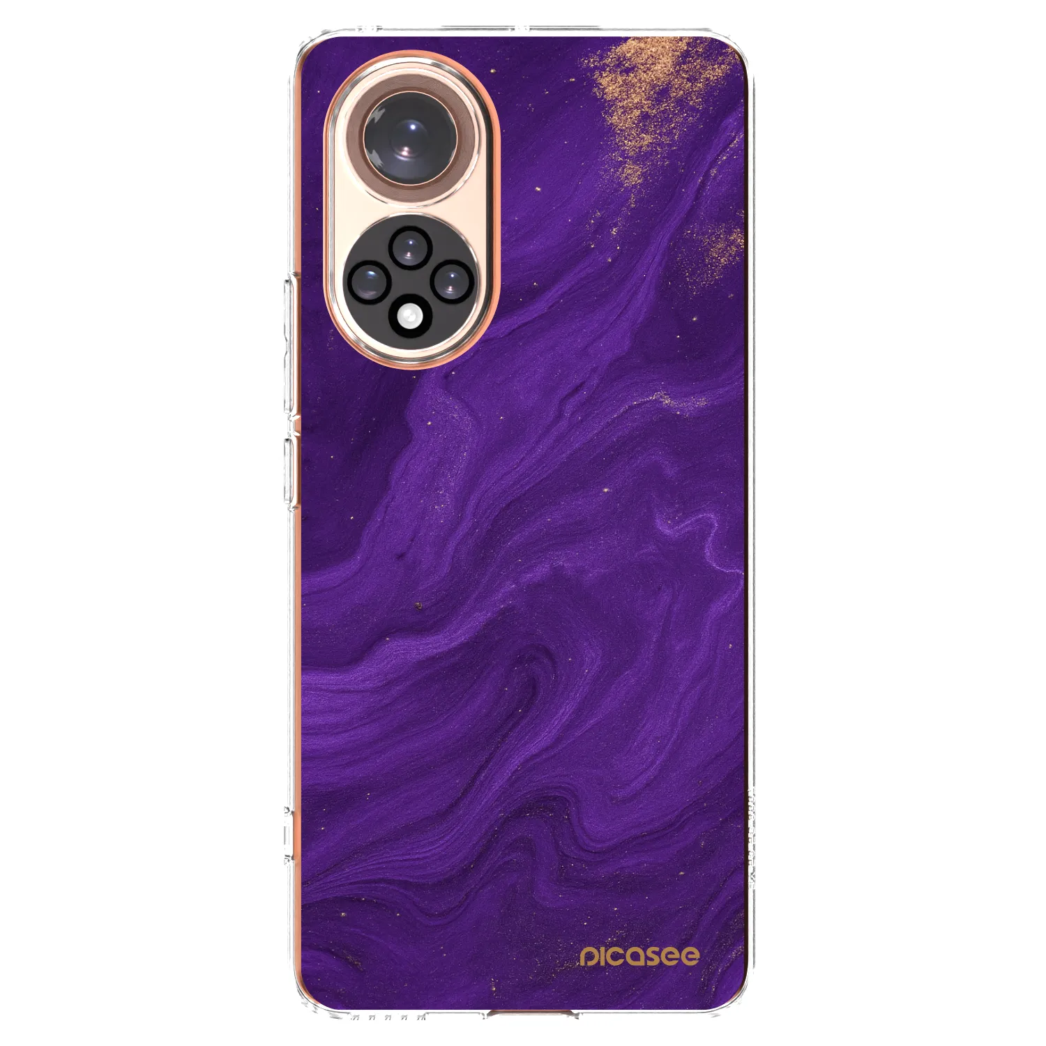 Picasee Honor 50 5G Hülle - Transparentes Silikon - Purple