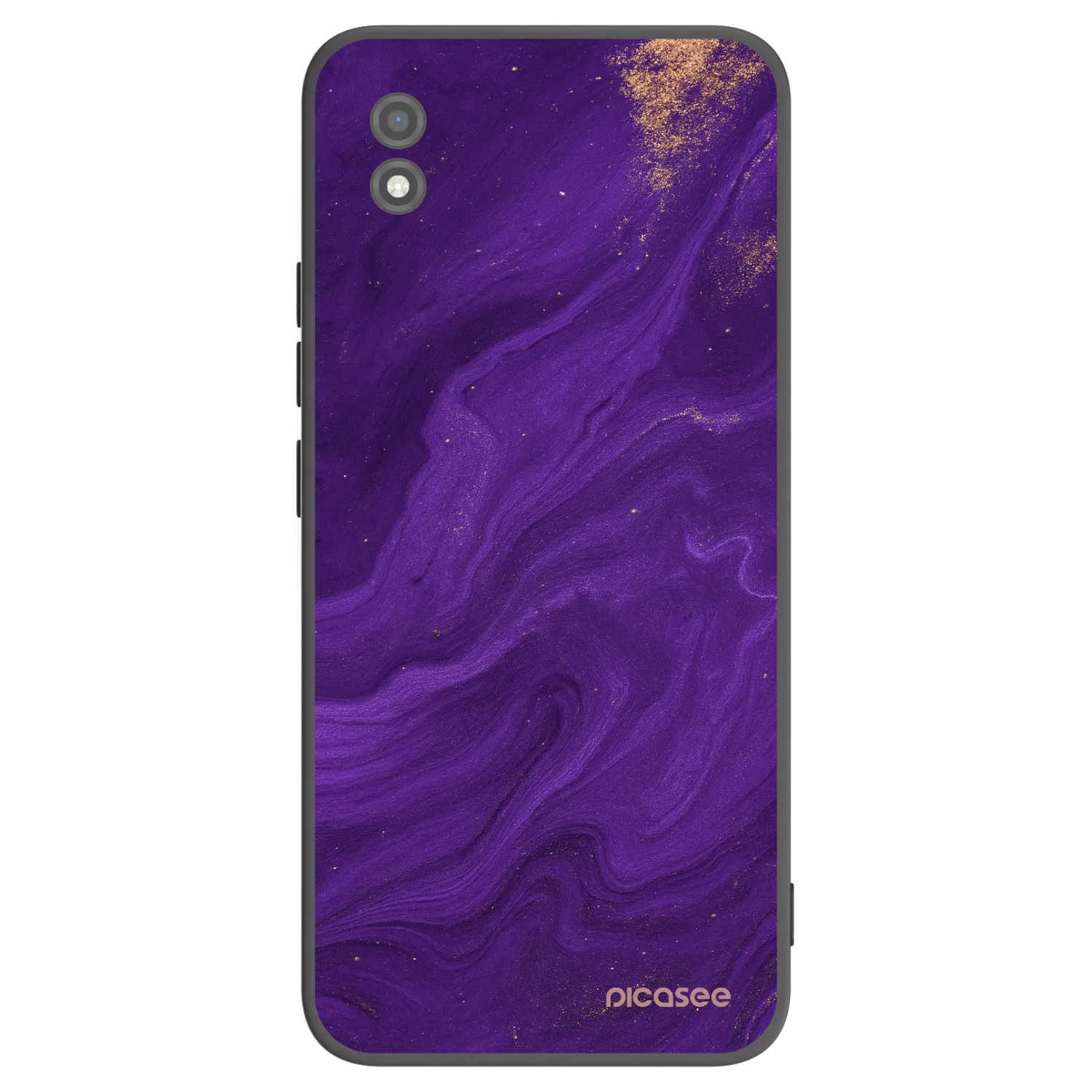 Picasee Realme C11 (2021) Hülle - Schwarzes Silikon - Purple