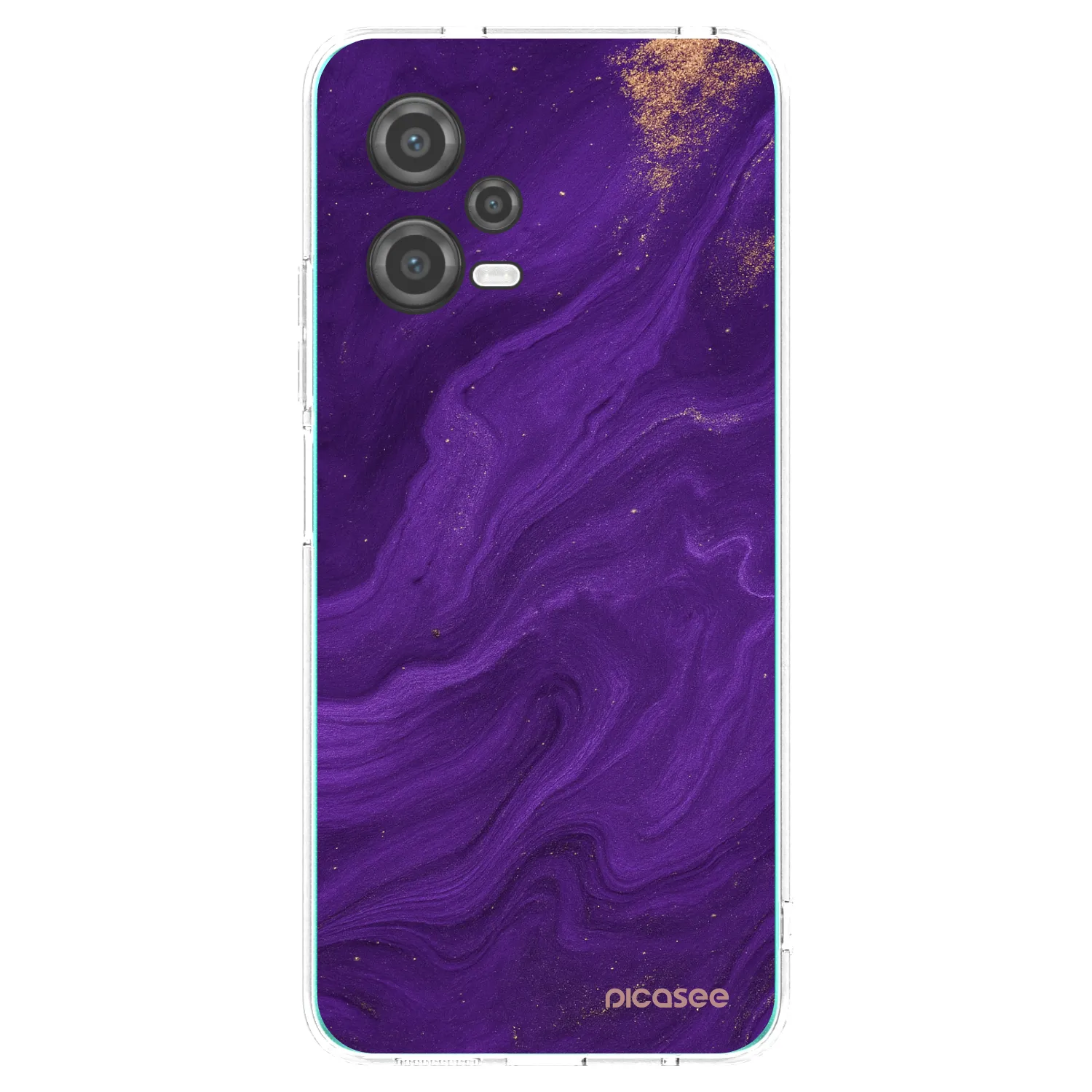 Picasee Xiaomi Poco X5 Hülle - Transparentes Silikon - Purple